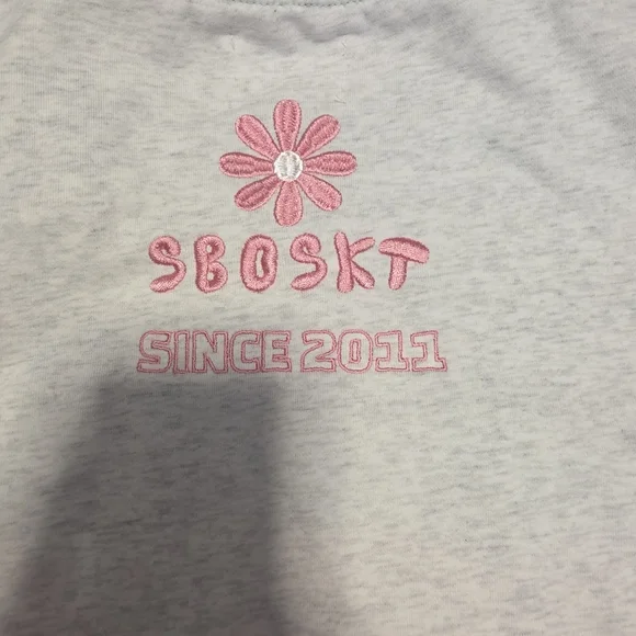 SABO ($164) Crewneck Sweatshirt Colorblock Logo Graphic Oversized L - Picture 6 of 7